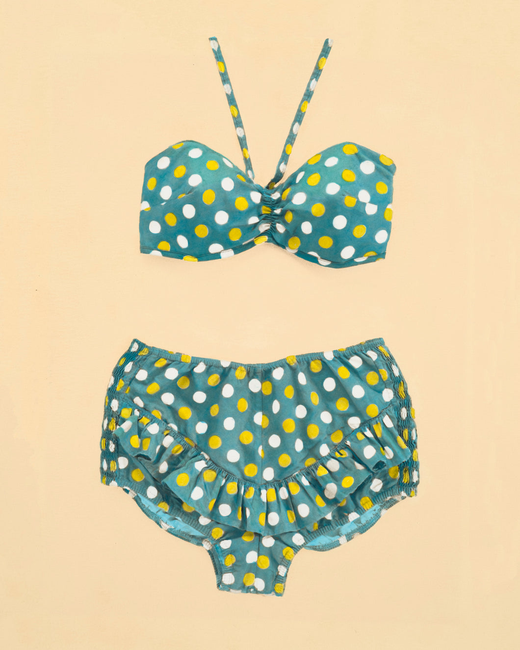 Full of Dots Vintage Swimsuit Art