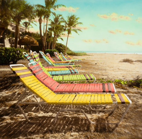 Loungers Sanibel Island Florida artwork