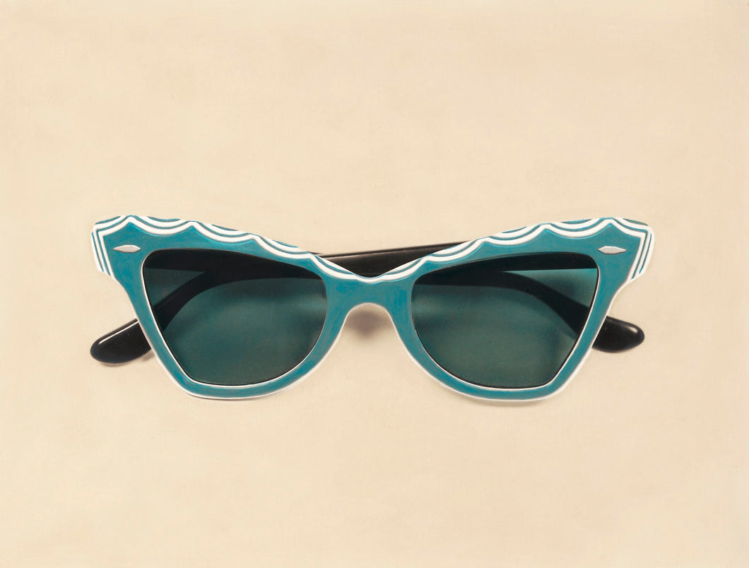 Ray Ban Waves Turquoise Artwork
