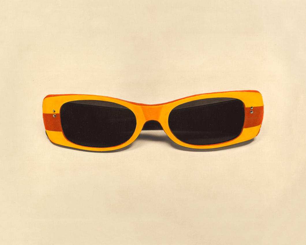 Lunettes Orange Sunglasses Artwork