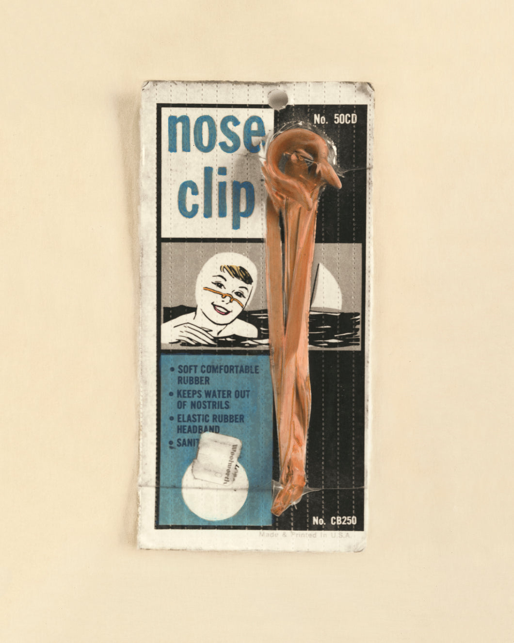Swimmer's Nose Clip Artwork